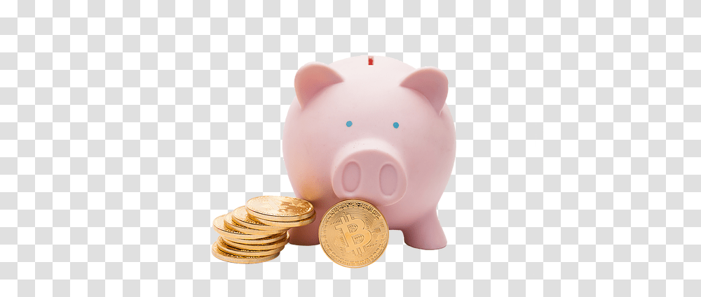 Bitcoin Piggy Bank Bitpiggys Coin, Money, Snowman, Winter, Outdoors Transparent Png