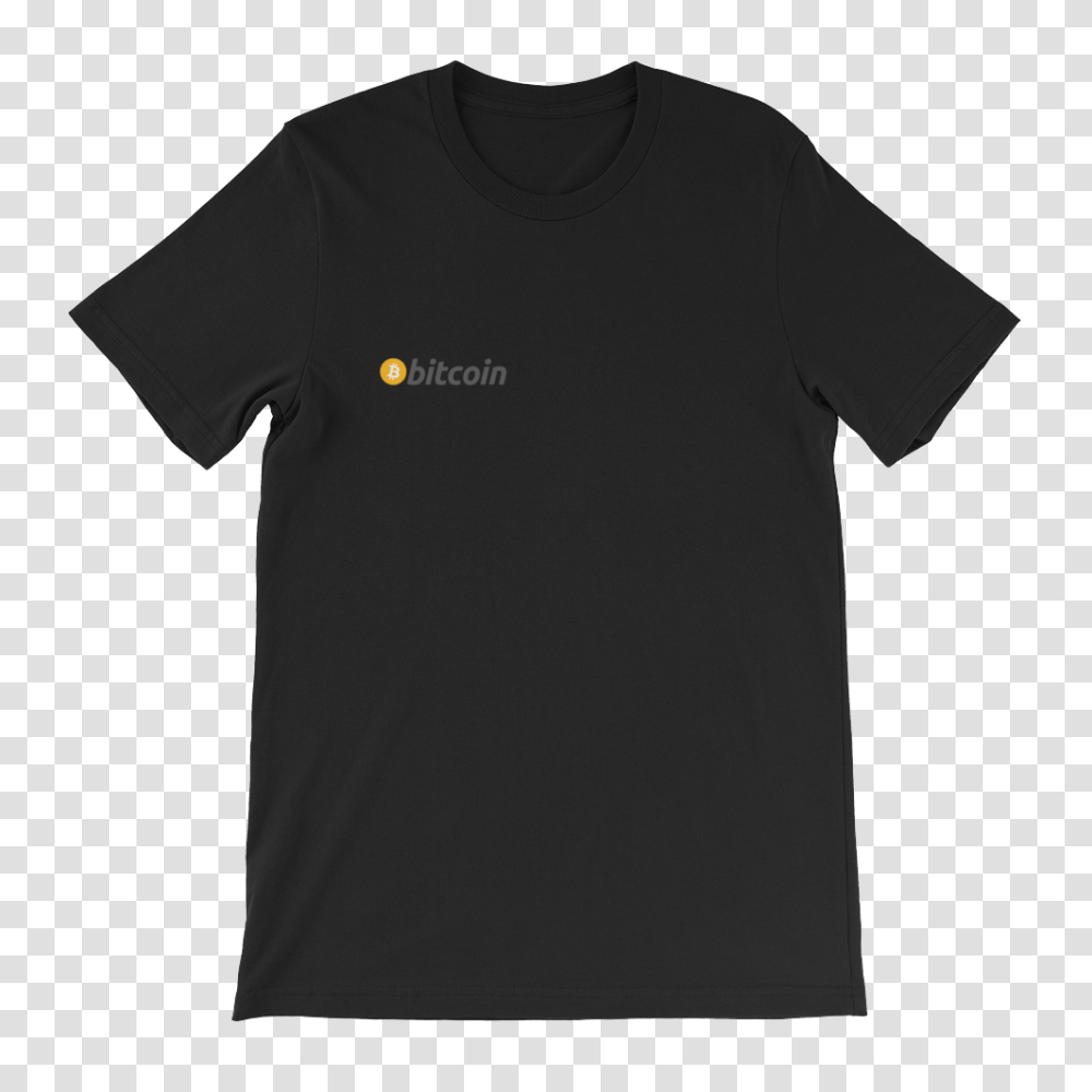 Bitcoin Short Sleeve Unisex T Shirt White Text If You Are Born, Apparel, T-Shirt Transparent Png