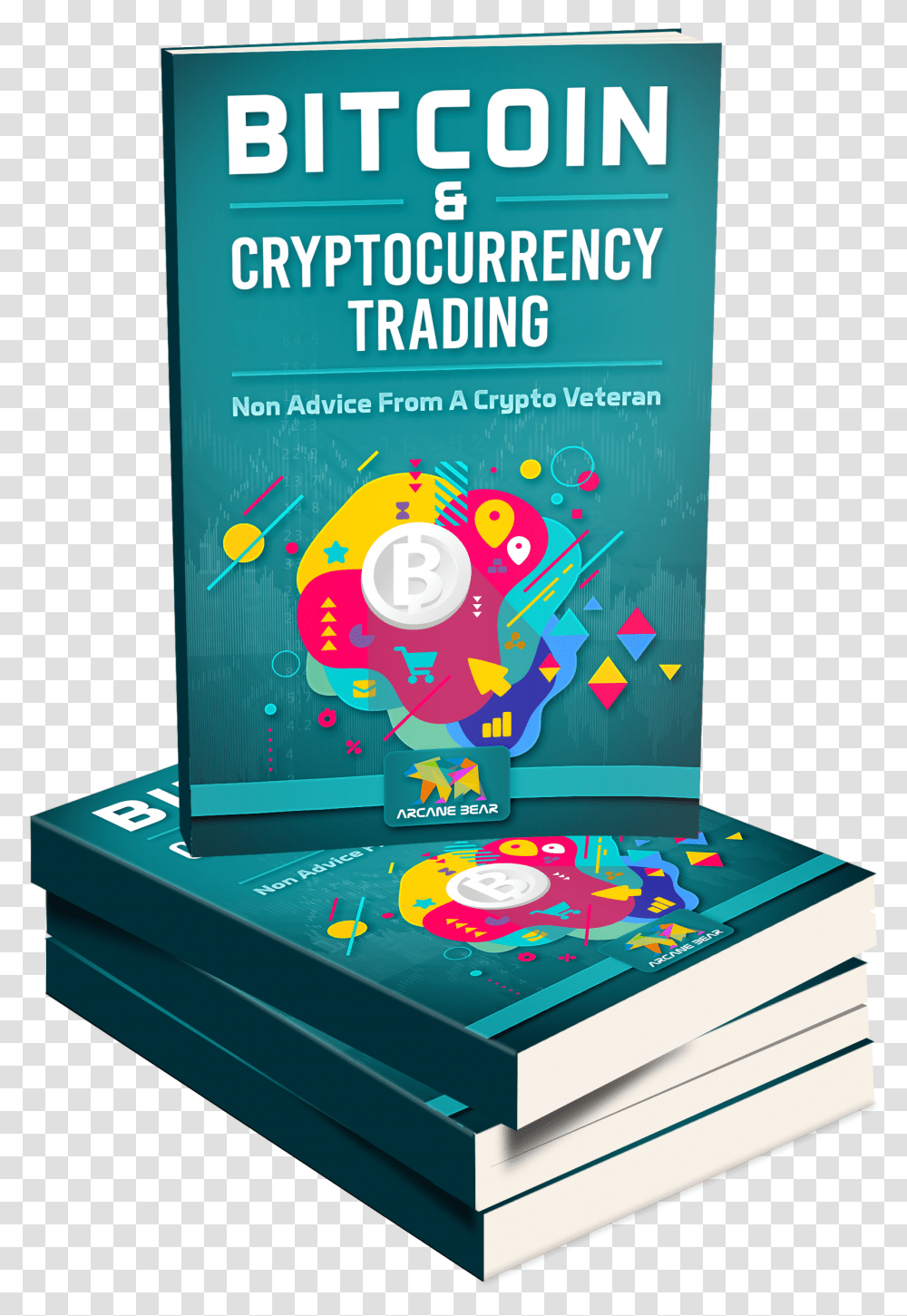 Bitcoin Trading Book, Flyer, Poster, Paper, Advertisement Transparent Png