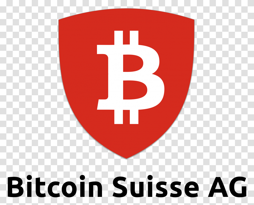 Bitcoinsuisse Alternative Logo Black Comp Bitcoin Swiss Bank, Armor, Tabletop, Furniture, Label Transparent Png