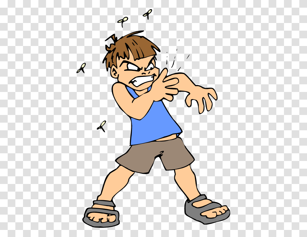 Biting Nails Clipart Mosquito Bite Clipart, Person, Shorts, Hand Transparent Png