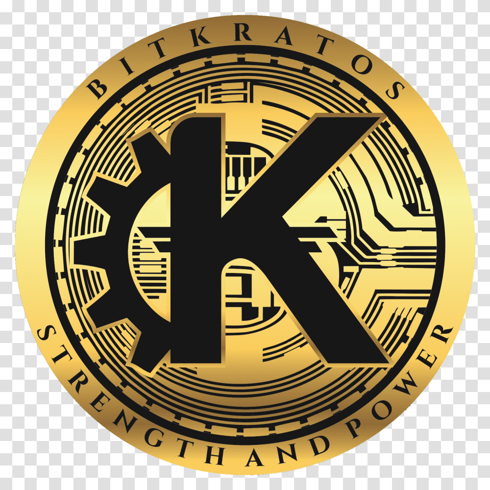 Bitkratos - The Bridge Between Crypto Currency And Circle, Logo, Symbol, Trademark, Emblem Transparent Png