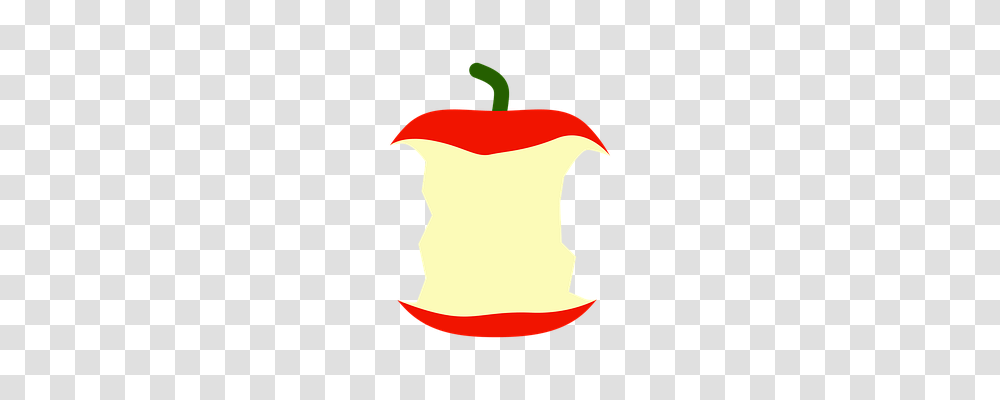 Bitten Apple Food, Plant, Pepper, Vegetable Transparent Png