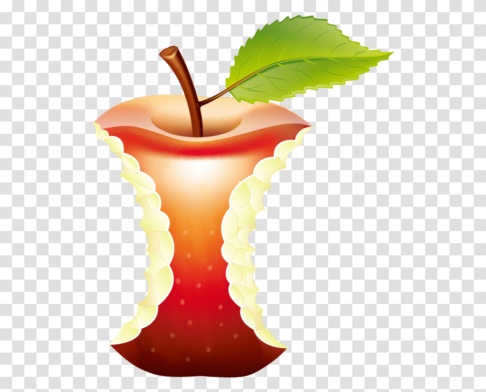 Bitten Apple Download Apple Waste, Plant, Fruit, Food, Peel Transparent Png