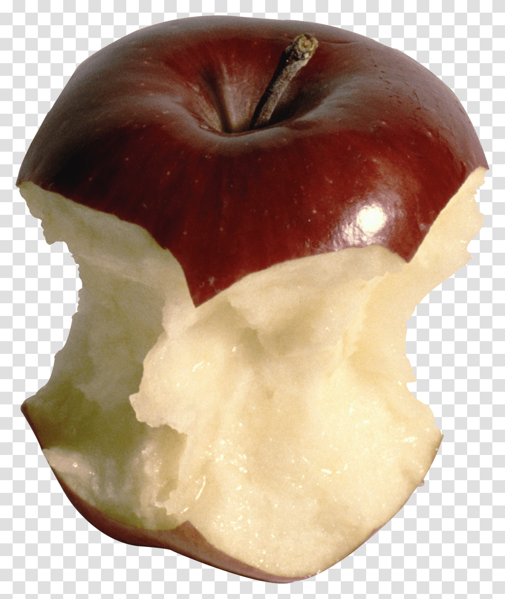 Bitten Apple Image Bitten Apple, Food, Plant, Ice Cream, Dessert Transparent Png