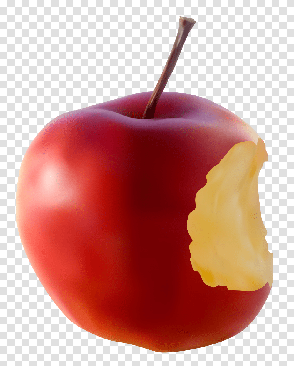 Bitten Apple Red Clipart Bitten Apple Transparent Png