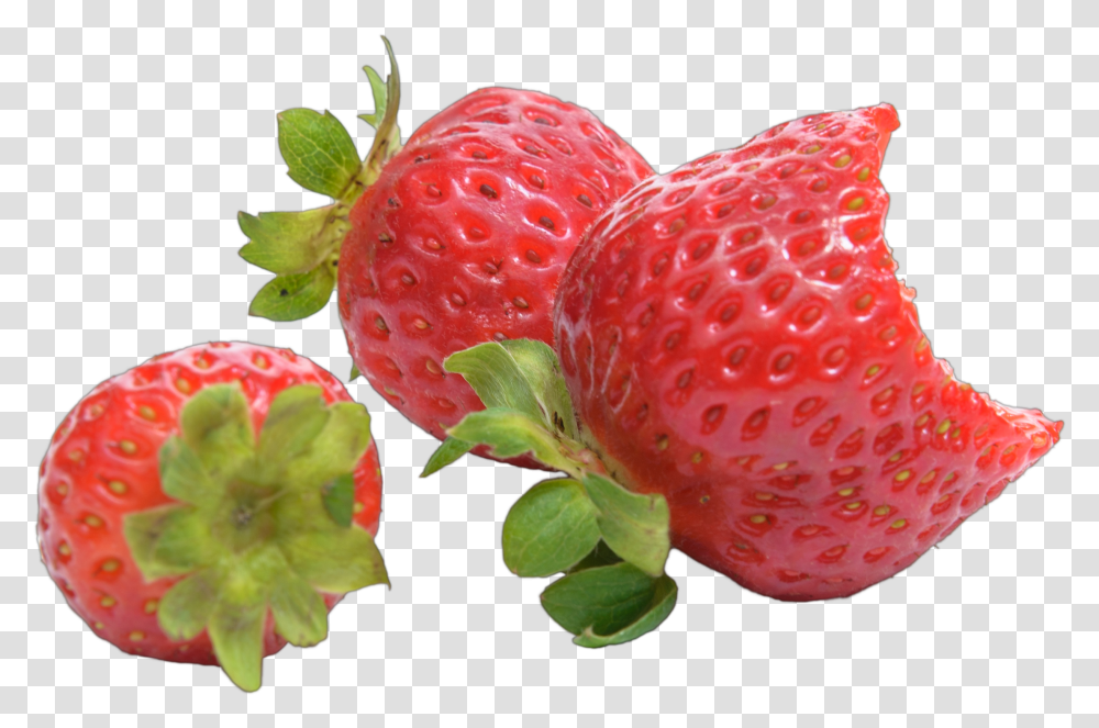 Bitten Strawberry Free Image Fruit Transparent Png