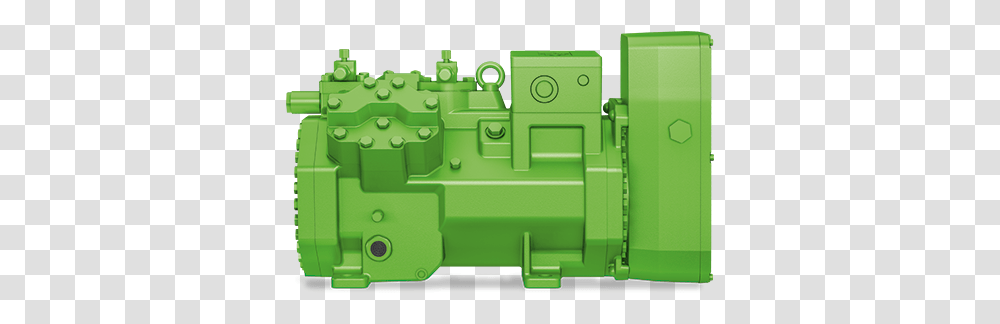 Bitzer Octagon Varispeed Transcritical Toy, Machine, Green, Motor, Wheel Transparent Png