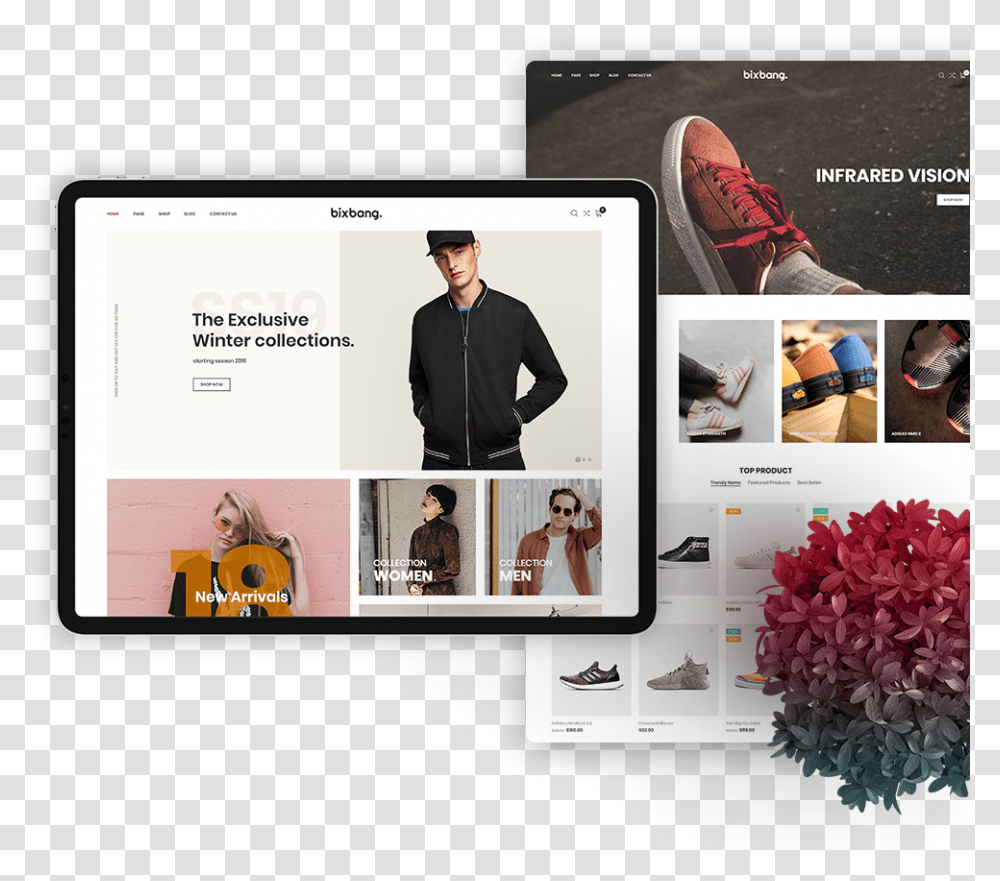 Bixbang Minimalist Shopify Themes, Apparel, Person, Shoe Transparent Png