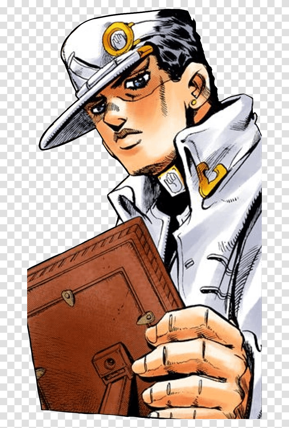 Bizarre Adventure Meme, Helmet, Person, Label Transparent Png