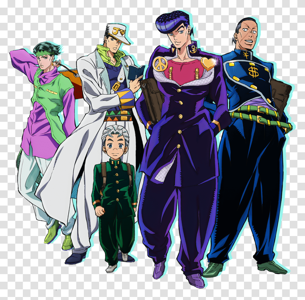 Bizarre Adventure Part 4 Tv Anime Visual And, Person, Clothing, Costume, Helmet Transparent Png