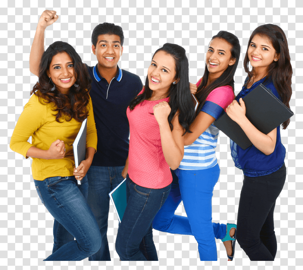 Bj Education Indian Young Group Of People, Person, Sleeve, Clothing, Female Transparent Png