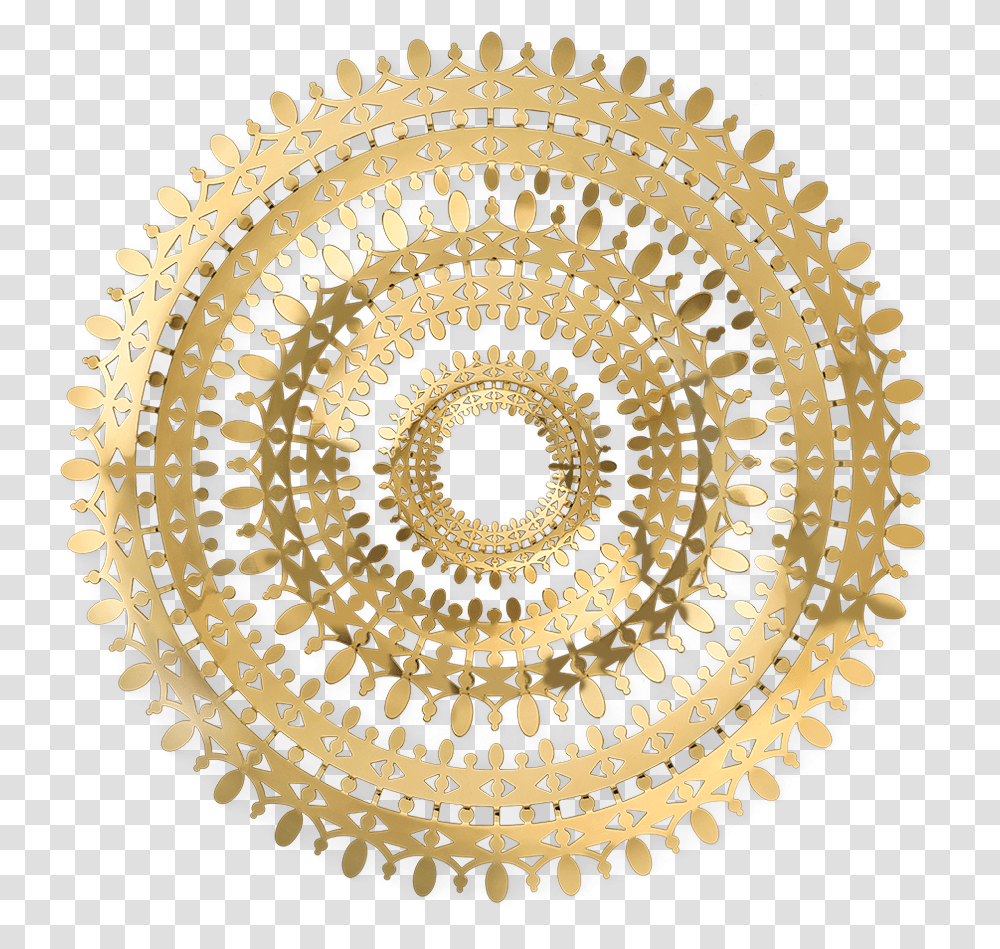 Bjrn Wiinblad Christmas Wreath Gold Plated 25 Cm Buy Here, Rug Transparent Png