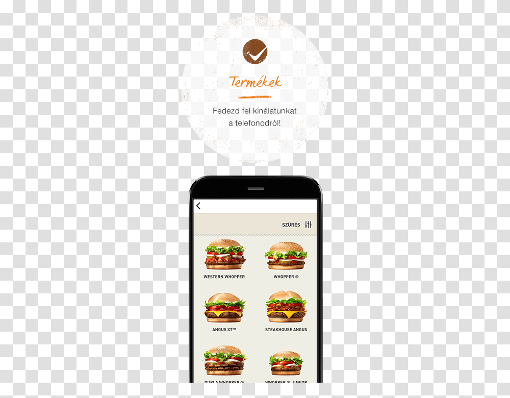 Bk App Burger Hungary, Phone, Electronics, Mobile Phone, Cell Phone Transparent Png