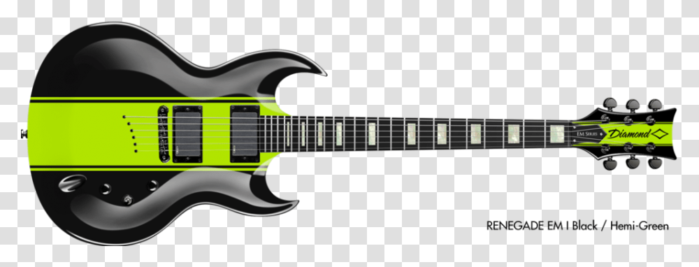 Bkhg Diamond Renegade Guitar, Leisure Activities, Musical Instrument, Electric Guitar, Bass Guitar Transparent Png