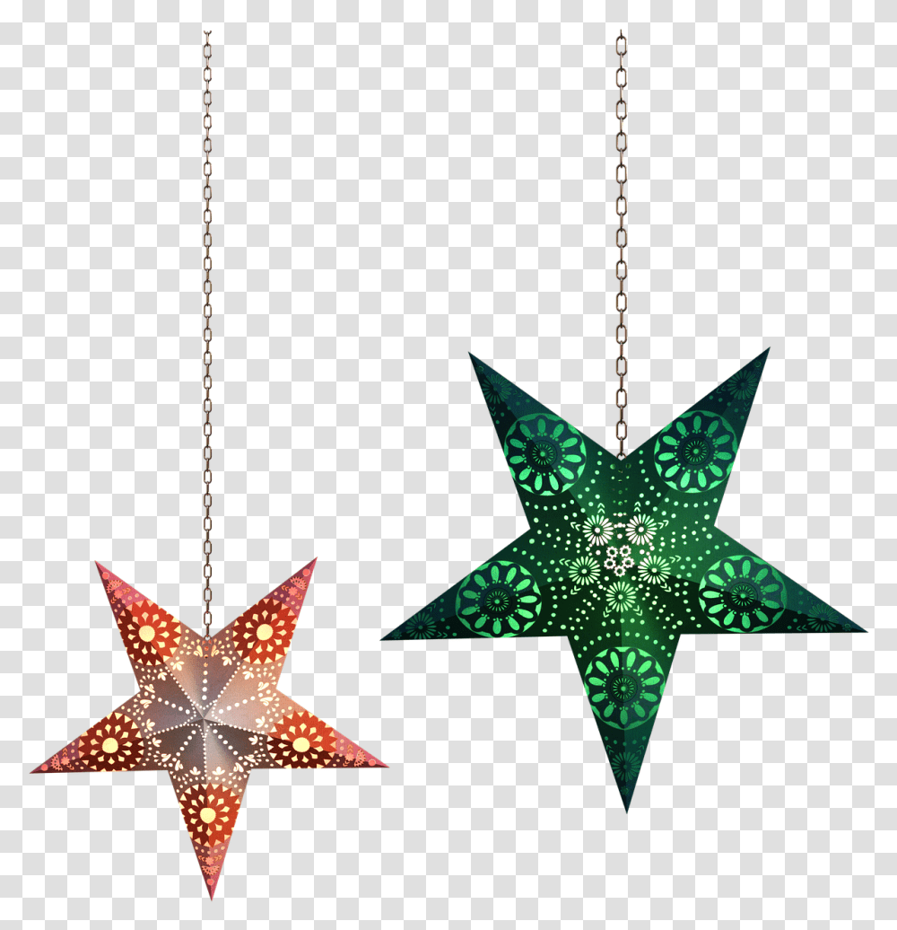 Bl Julstjrna, Star Symbol, Cross, Ornament, Pattern Transparent Png