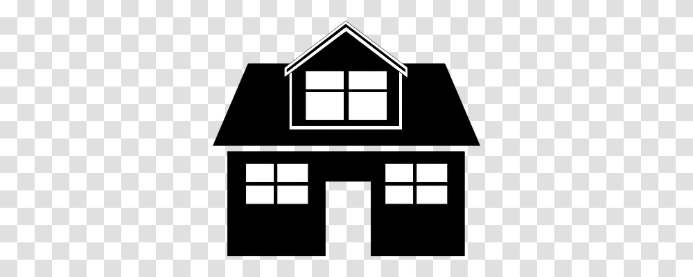 Black Housing, Building, Stencil, Triangle Transparent Png