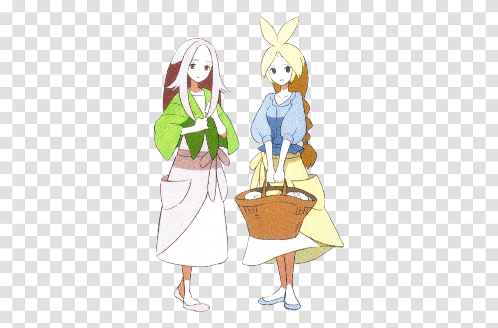 Black 2 White Anthea And Concordia From The Official Pokemon Concordia And Anthea, Art, Person, Human, Drawing Transparent Png