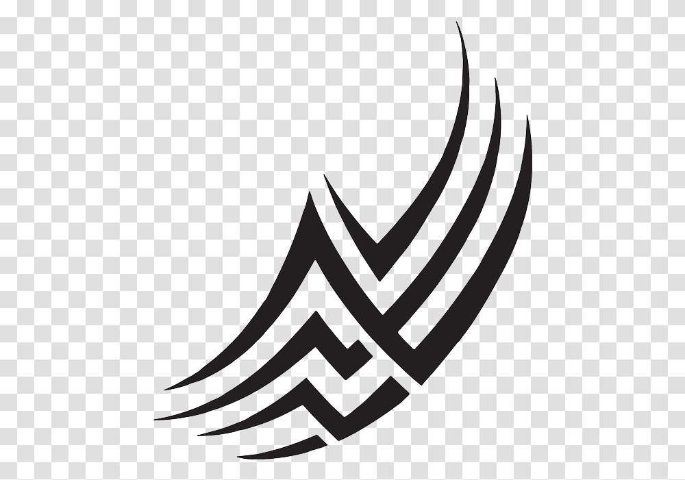 Black Abstract Lines Picture Arts Tribal Vector, Symbol, Logo, Trademark, Text Transparent Png