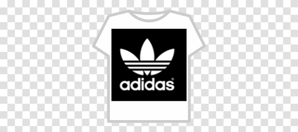 Black Adidas Logo T Shirt Roblox Adidas, Clothing, Apparel, T-Shirt, Text Transparent Png