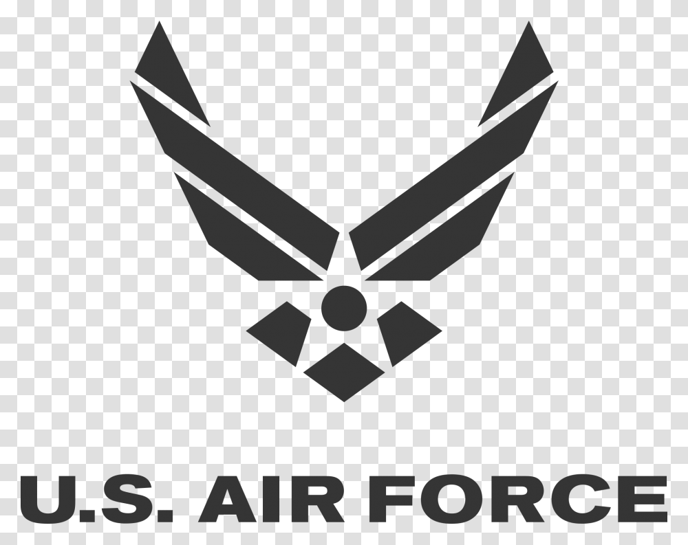 Black Air Force Logo, Trademark, Emblem, Label Transparent Png