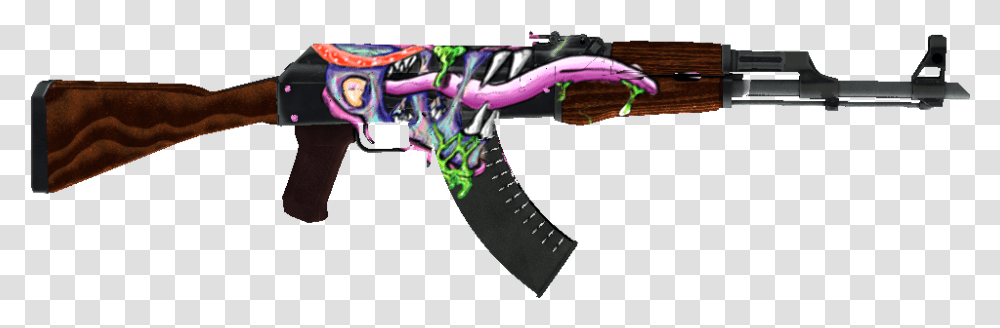 Black Ak 47 Gun, Tool, Weapon, Weaponry, Axe Transparent Png