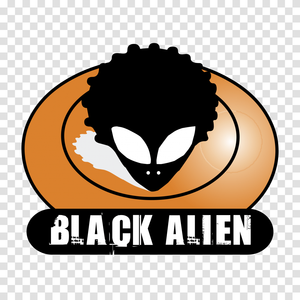Black Alien Logo Vector, Label, Animal, Mammal Transparent Png