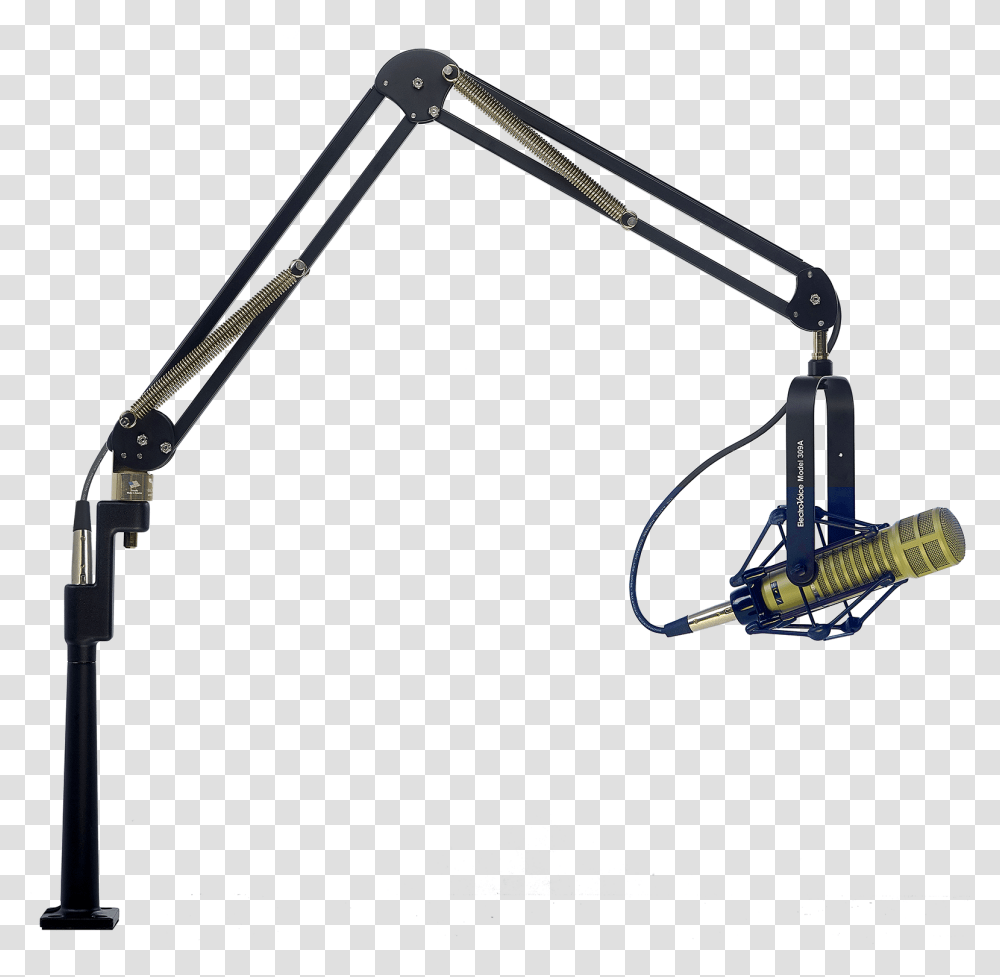 Black Amp Chrome Oc White Mic Arm, Bow, Lamp, Machine, Construction Crane Transparent Png