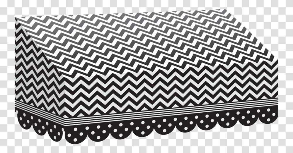Black Amp White Chevrons And Dots Awning Image Dog Bow Tie Template, Rug, Pattern Transparent Png