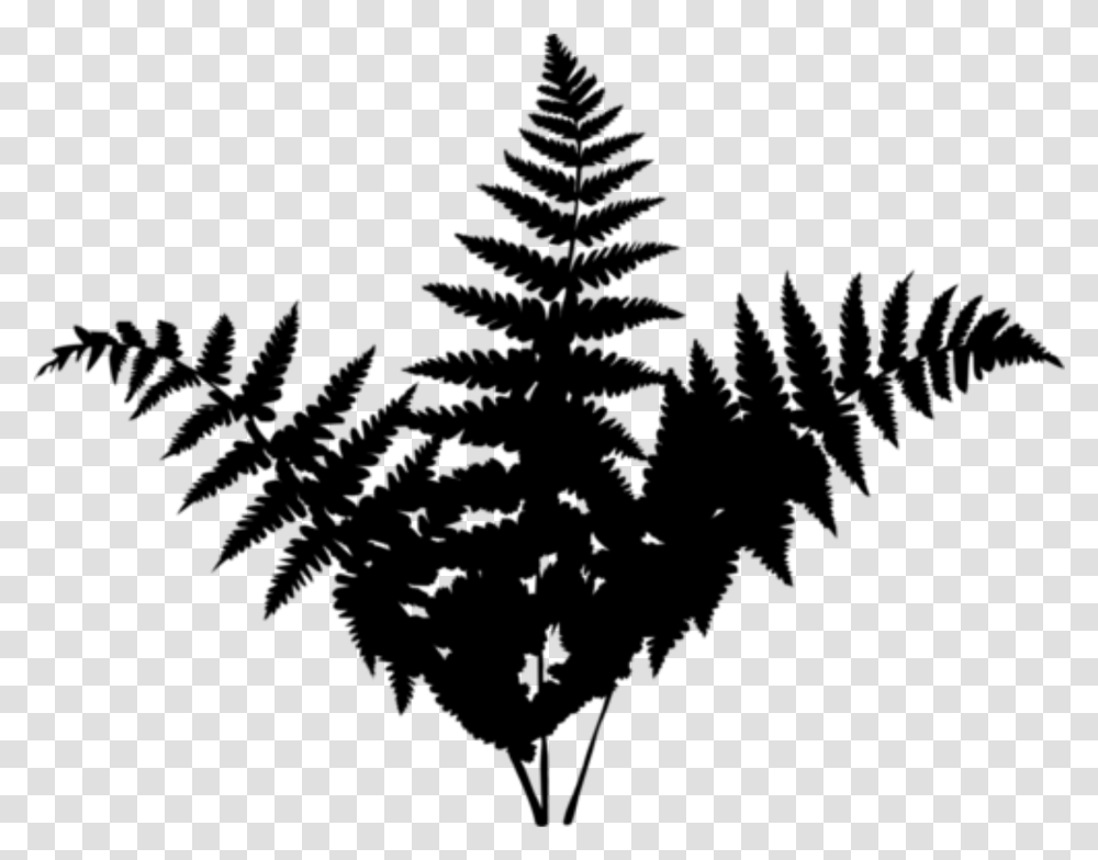 Black Amp White Forest Leaf Silhouette, Gray, World Of Warcraft Transparent Png