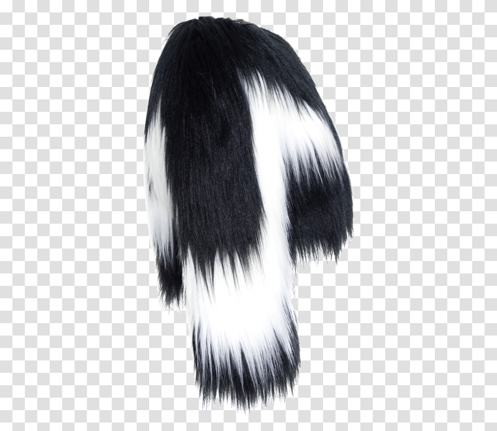 Black Amp White Yeti Colobus Bolero Lace Wig, Apparel, Fur, Bird Transparent Png