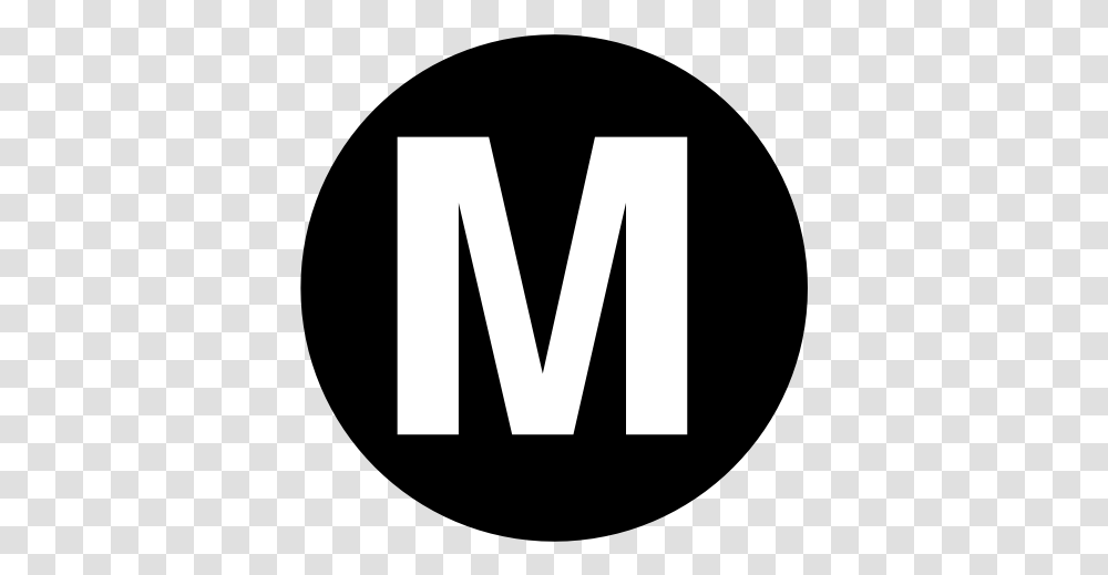 Black And Collection Letter Letter M In Circle, Word, Alphabet, Label Transparent Png