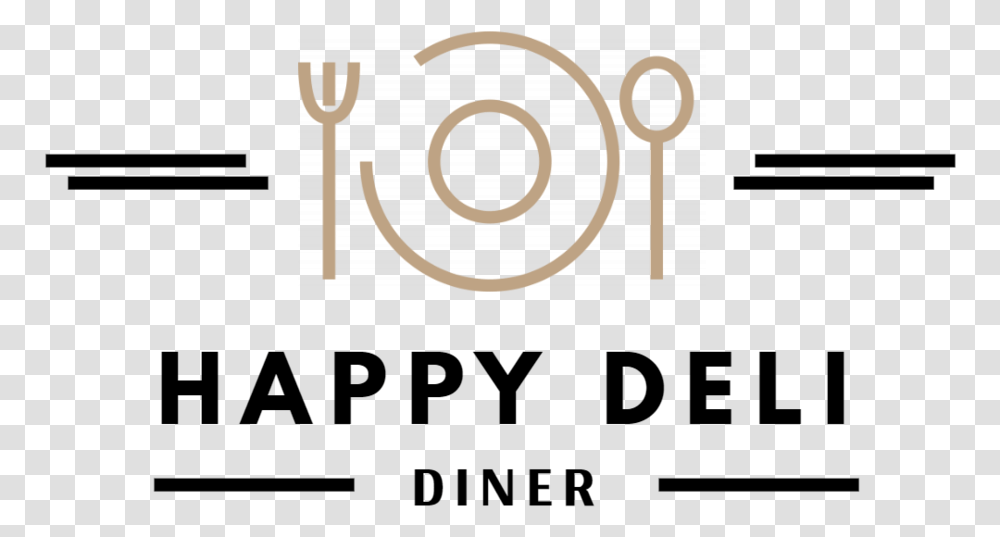Black And Gold Restaurant Logo Parallel, Cutlery, Fork, Label Transparent Png
