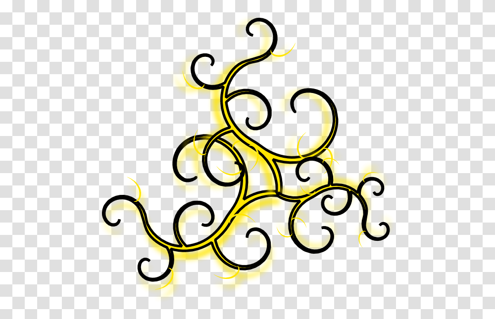 Black And Gold Swirls Clip Art Swirl And Twirl Design, Floral Design, Pattern Transparent Png