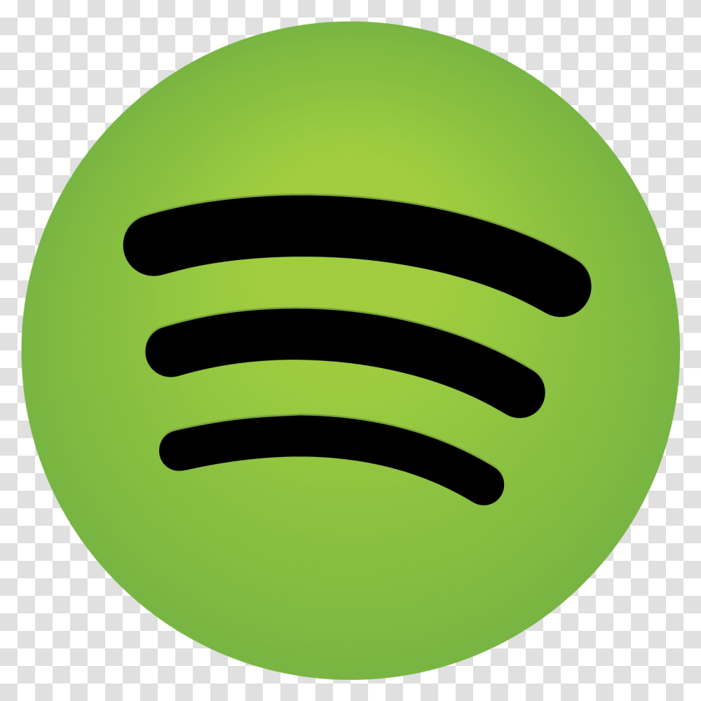 Black And Green Circle Logo Background Spotify Logo, Symbol, Trademark, Plant, Grass Transparent Png