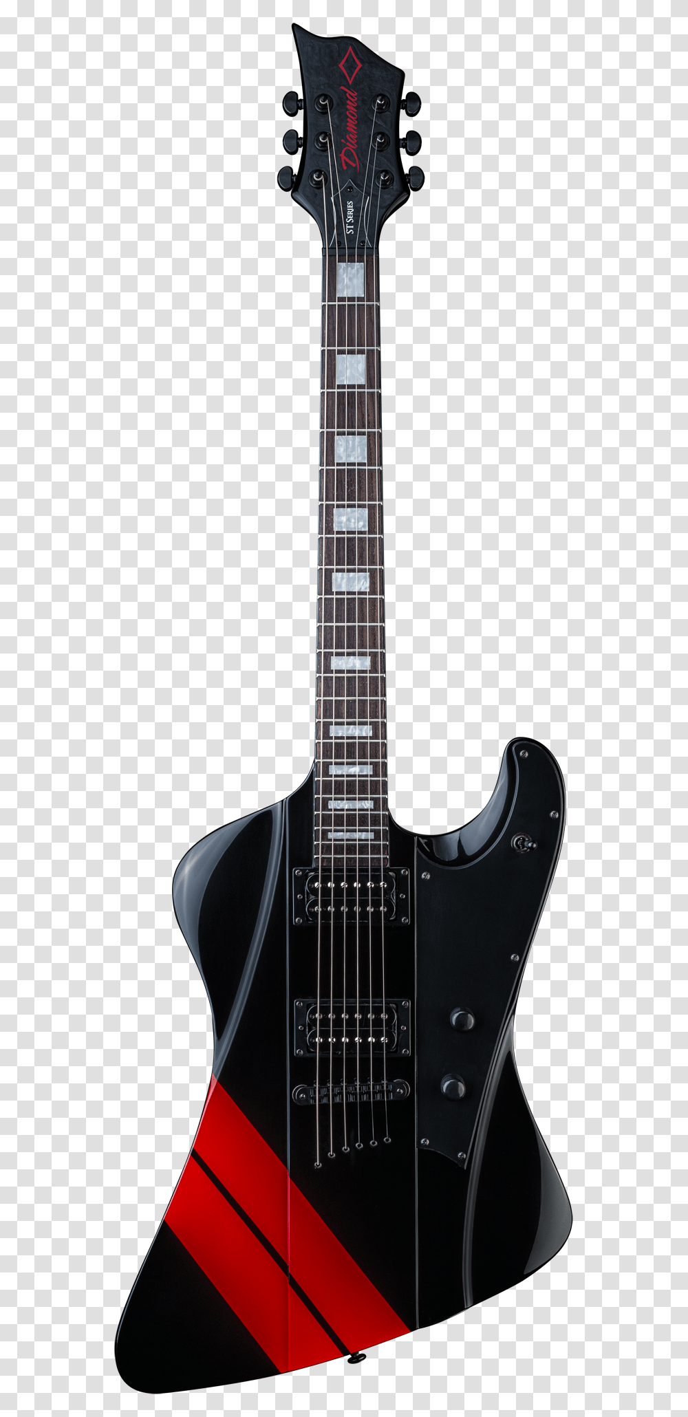 Black And Red Electric Guitar, Leisure Activities, Musical Instrument, Bass Guitar Transparent Png