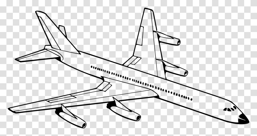 Black And White Airplane, Gray, World Of Warcraft Transparent Png