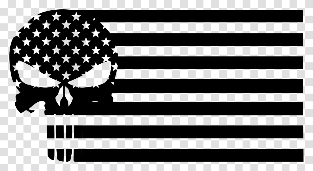 Black And White American Flag Black American Flag Svg, Word, Arrow Transparent Png