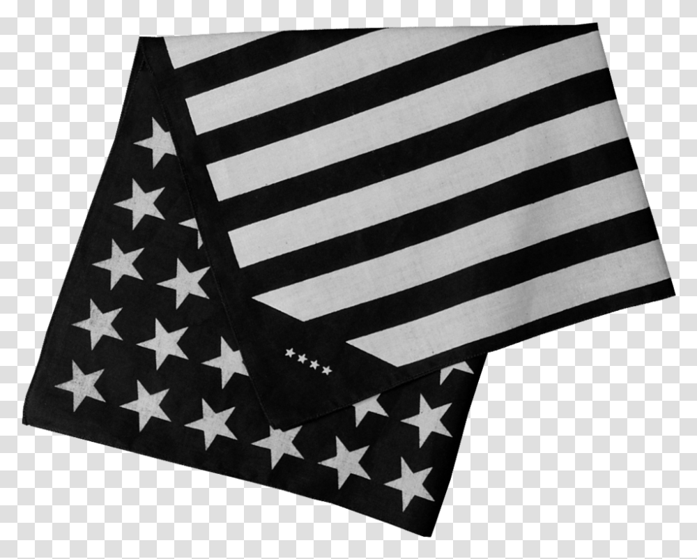 Black And White American Flag, Tarmac, Asphalt, Apparel Transparent Png