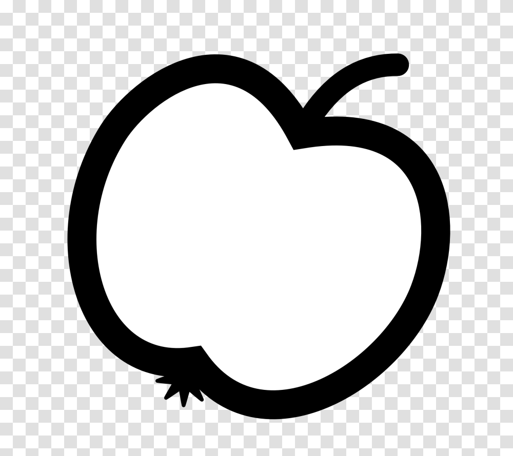 Black And White Apple Clip Art, Moon, Outer Space, Night, Astronomy Transparent Png