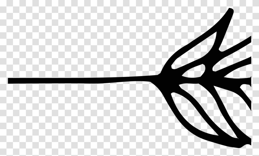 Black And White Arrow Clipart Tribal Background Arrow Clip Art, Outdoors, Nature, Scissors Transparent Png