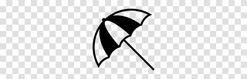 Black And White Beach Umbrella Clipart, Staircase, Apparel, Canopy Transparent Png
