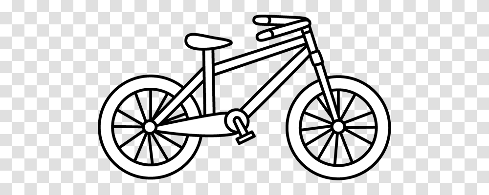 Black And White Bicycle Clip Art Misc Bicycle, Vehicle, Transportation, Bike, Tandem Bicycle Transparent Png