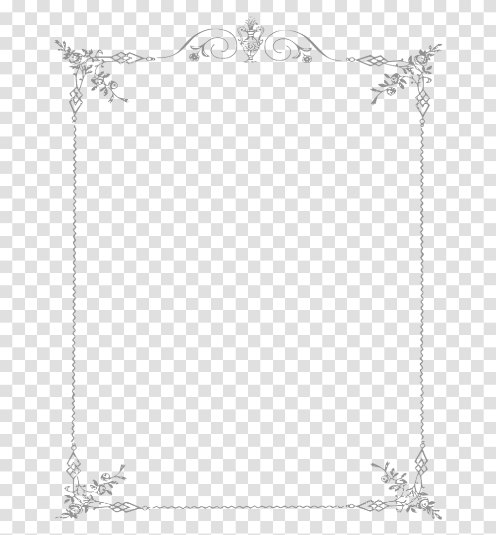 Black And White Border Beautiful Border Design Of A Chart, People, Ornament, Pattern Transparent Png