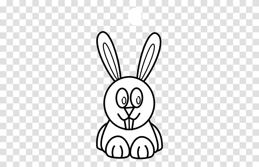 Black And White Bunny Clip Arts Download, Stencil, Lawn Mower, Tool Transparent Png