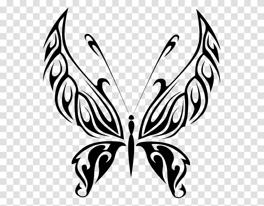 Black And White Butterfly Black And White Butterfly Clipart, Gray, World Of Warcraft Transparent Png
