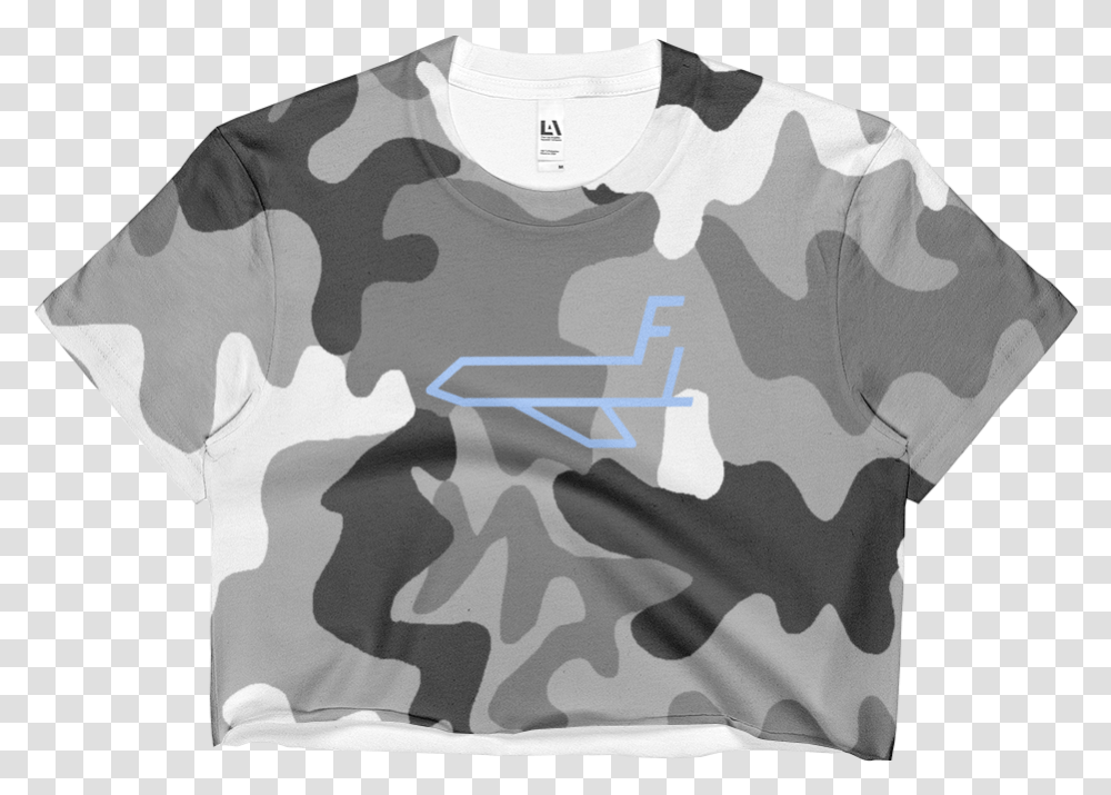 Black And White Camo Crop Top, Camouflage, Military Uniform, Apparel Transparent Png