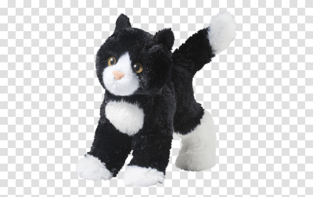 Black And White Cat Plushie, Toy, Giant Panda, Bear, Wildlife Transparent Png