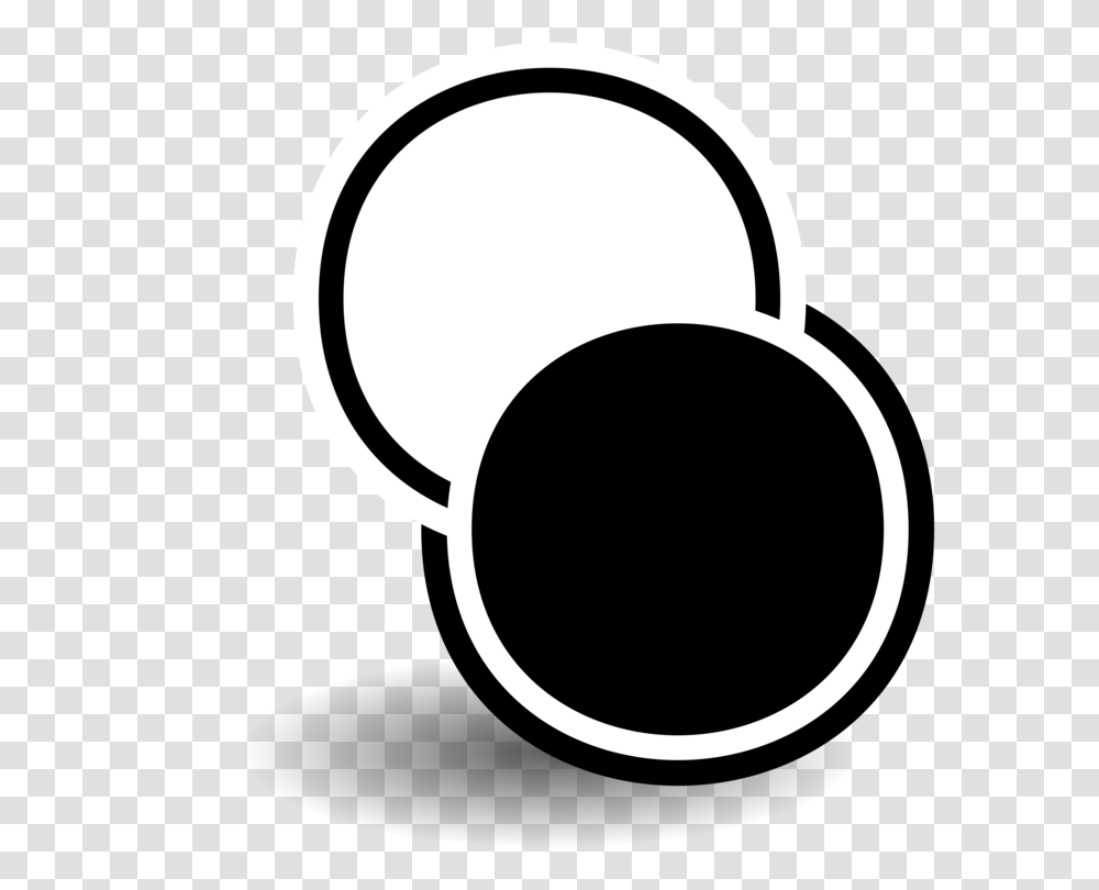 Black And White Circle Disk, Electronics, Stencil, Headphones, Headset Transparent Png