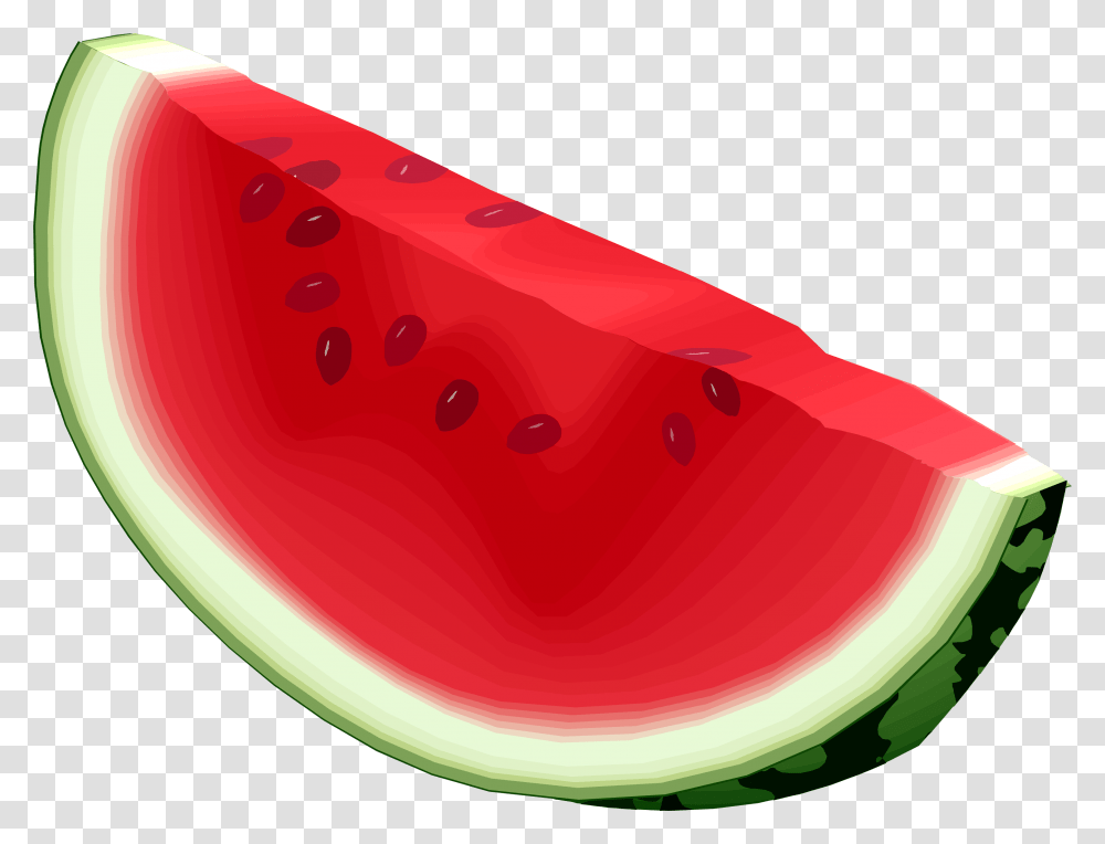 Black And White Clip Art Of Slice Of Watermelon, Plant, Fruit, Food Transparent Png